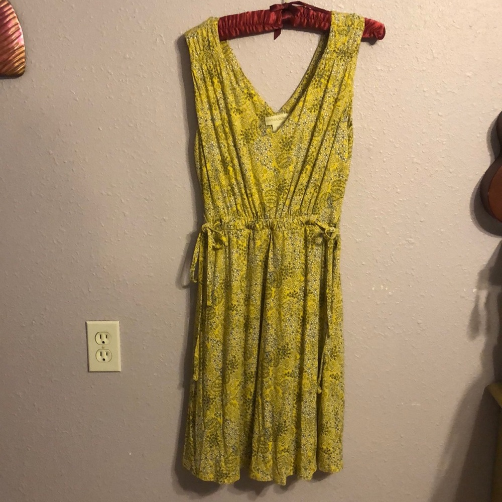 Cynthia Rowley Yellow Floral Dress
